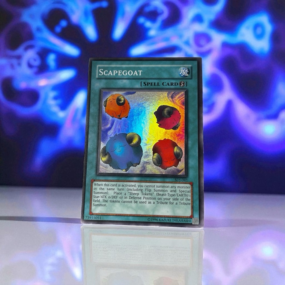 1996 Yu-Gi-Oh! Scapegoat Spell Card - SDJ-041